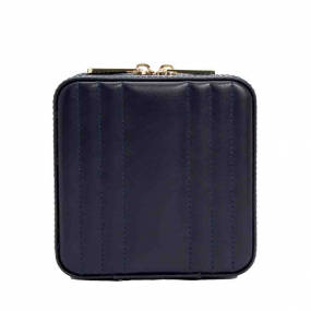 Bote  Bijoux Wolf 1834 - Maria Small Zip Case - Bleu Navy - 766217