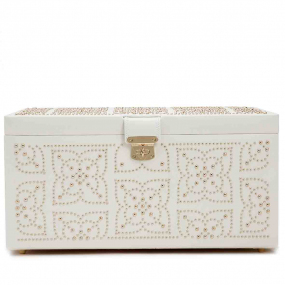 Bote  Bijoux Wolf 1834 - Marrakesh Large Jewelry Box- Crme - 308253.