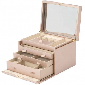 Bote  Bijoux Wolf 1834 - Palermo Large Jewelry Box- Rose Gold - 213016