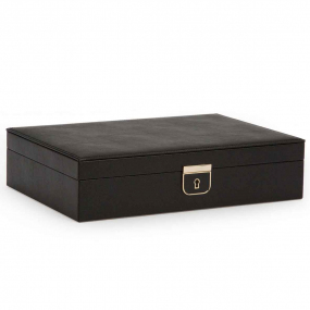 Bote  Bijoux Wolf 1834 - Palermo Medium Jewelry Box- Noir - 213202