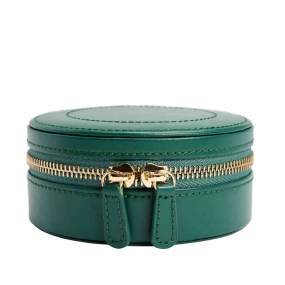 Bote  Bijoux Wolf 1834 - Sophia Round Zio Case - Vert Fort - 392312