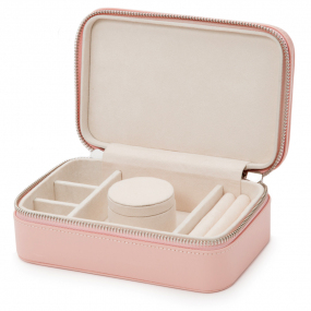 Bote  Bijoux Wolf 1834 - Sophia Travel Zip Case - Rose Quartz - 392215