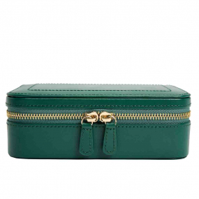 Bote  Bijoux Wolf 1834 - Sophia Travel Zip Case - Vert Fort - 392212