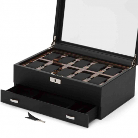 Boite Montre Wolf 1834 - Roadster 10 Pcs Watch Box - Noir - 477656