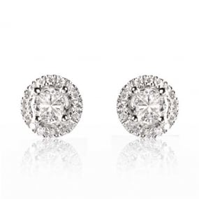 Boucle d'oreille diamants 0.58 ct -Gaelle - 49546/A