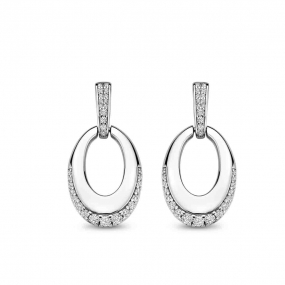  Boucles d'oreilles argent ovales ouvertes avec OZ Naiomy - Vaiana