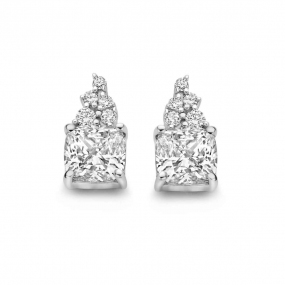 Boucles d'oreilles Argent pavage zirconium - Naiomy - Femme - Lushai - N3Y56