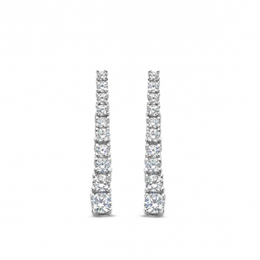 Boucles d'oreilles argent serties d' Oxydes - Naiomy - Adrienne