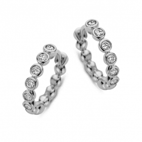 Boucles d'oreilles croles diamants One More -  066289A
