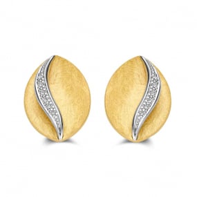 Boucles d'Oreilles Diamants 0.06 ct -Adonia - 067239A