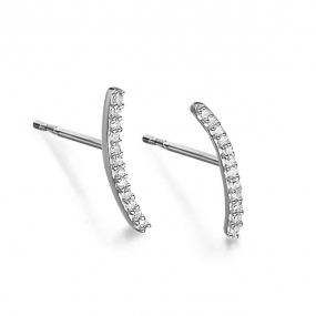 Boucles d'Oreilles Diamants 0.07ct - Lecarr - Brianna - GB161OB