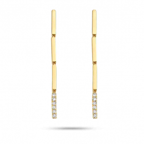 Boucle d Oreille Diamant 0.09 ct -Itaca - 063163A