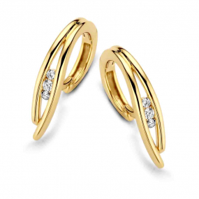 Boucles d'oreilles Diamants 0.1 ct -Kalima - 062706A