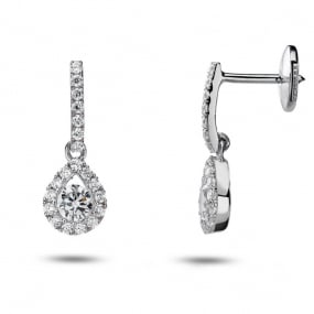 Boucles d'oreilles diamants 0.10 ct -Sauvahna - 32801