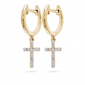 Boucles d'Oreilles Diamants 0.11 ct -Agatha - 064419A