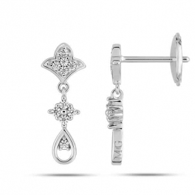 Boucles d'oreilles Diamants 0.13 ct -Alixe - MG2009GB2