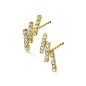 Boucles d'Oreilles Diamants 0.15 ct - Lecarr - Julie - GB153OA