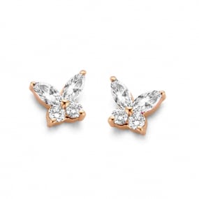 Boucles d'oreilles Diamants 0.17 ct et Or 18 ct - 750/1000 Lorie - 064700A