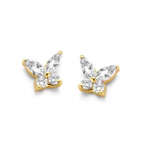 Boucles d'oreilles Diamants 0.17 ct et Or 18 ct - 750/1000 Maeva - 064333A