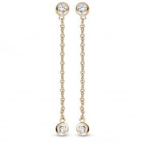 Boucles d'oreilles Diamants 0.19 ct -Yasmine - 61596A