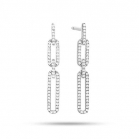 Boucles d'Oreilles Diamants 0.24 ct -Tuerai - E7786