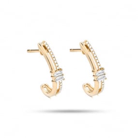 Boucles d'Oreilles Diamants 0.25 ct -Chantana - E6766