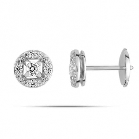 Boucles d'oreilles Diamants  0.27 ct et Or 18 ct - 750/1000 Tanya - 2.6069.21