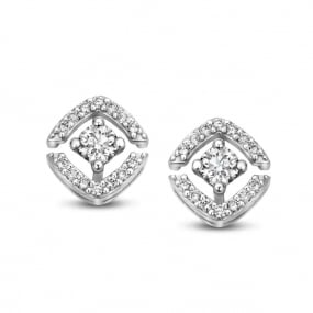 Boucles d'oreilles Diamants 0.28 ct -Heirariki - 061710A