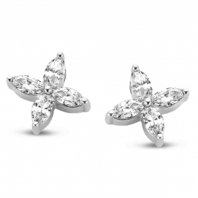 Boucles d'oreilles Diamants 0.29 ct et Or 18 ct - 750/1000 Karine - 064600A