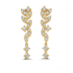 Boucles d'Oreilles Diamants 0.33 ct -Isabelle - 067207A