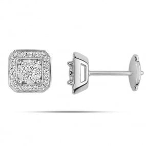 Boucles d'oreilles Diamants  0.36 ct et Or 18 ct - 750/1000 Amandine - 2.6028.21