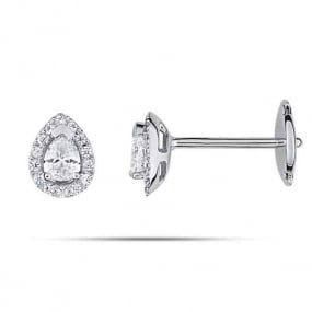 Boucles d'oreilles Diamants  0.41 ct et Or 18 ct - 750/1000 Justine - 2.6034.21