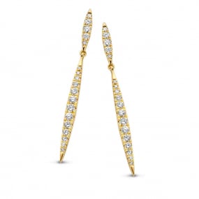 Boucles d'Oreilles Diamants 0.42 ct -Jeanne - 064320A