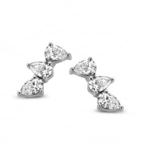 Boucles d'oreilles Diamants 0.45 ct et Or 18 ct - 750/1000 Atsuko - 064731A