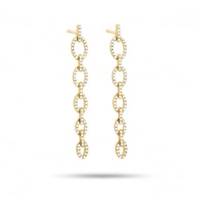 Boucles d'Oreilles Diamants 0.45 ct -Vainia - E7044