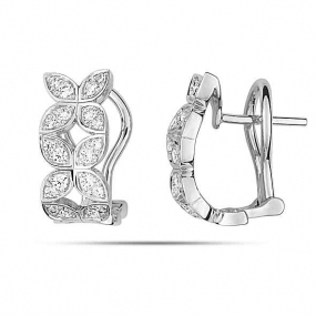 Boucles d'oreilles Diamants  0.52 ct et Or 18 ct - 750/1000 Tuerai - 2.6004.21