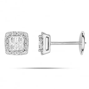 Boucles d'oreilles Diamants  0.58 ct et Or 18 ct - 750/1000 Douceur - 2.6005.21