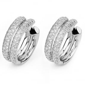 Boucles d'oreilles Diamants 0.6 ct - - E4140208