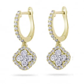 Boucles d'oreilles Diamants 0.63 ct -Valentina - 062627A