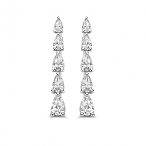 Boucles d'Oreilles Diamants  1.06 ct et Or 18 ct - 750/1000 Serena - 067579A