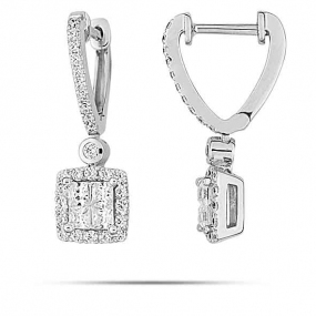 Boucles d'oreilles Diamants