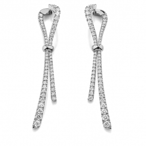 Boucles d'oreilles Diamants Emma - Gioielliamo 1.87 ct Asako - KGOR-465R-BLANC