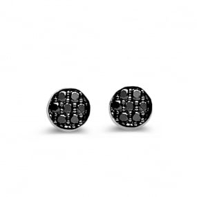 Boucles d'oreilles diamants Noirs One More - Eolo 93FK04A2
