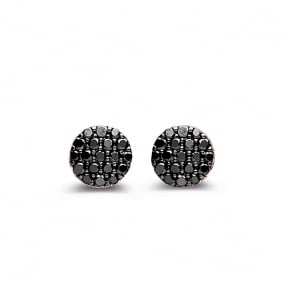 Boucles d'oreilles diamants Noirs One More - Eolo 93G206A2
