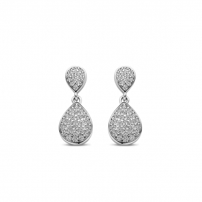  Boucles d'oreilles en argent serties d'oxydes-Naiomy - Alba