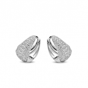 Boucles d'oreilles en argent serties d'oxydes- Naiomy  - Anissa