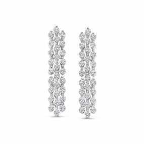 Boucles d'oreilles en argent serties d' Oxydes - Naiomy - Clara