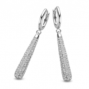  Boucles d'oreilles en argent serties d'Oxydes Naiomy - Elise