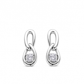  Boucles d'oreilles en argent serties d' Oxydes - Naiomy - Kyana