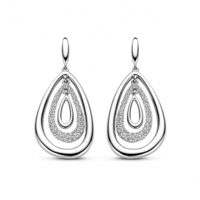  Boucles d'oreilles en argent serties d'oxydes Naiomy - Lyra